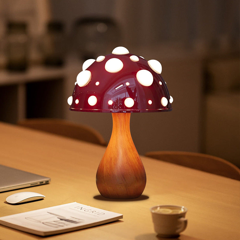 Lámpara Amanita LED Tricolor USB o Enchufe – Natural