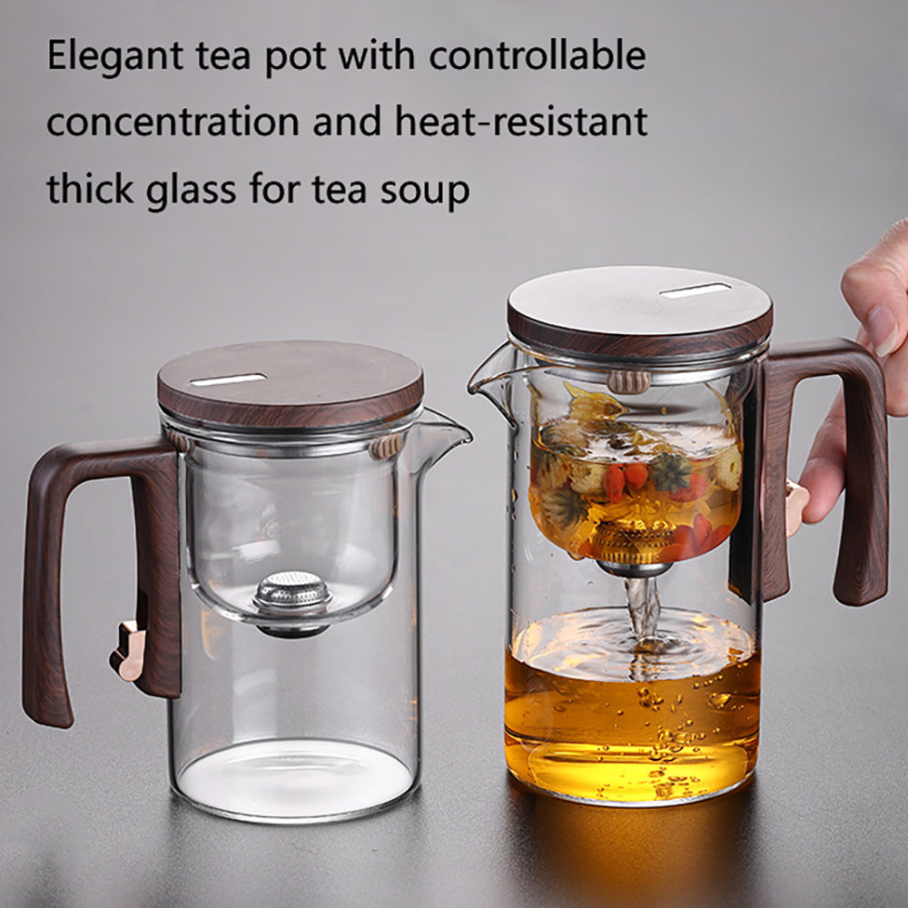 Tetera de Vidrio 520ml con Infusor y Separador Magnético
