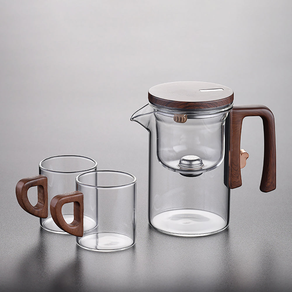 Tetera de Vidrio 520ml con Infusor y Separador Magnético