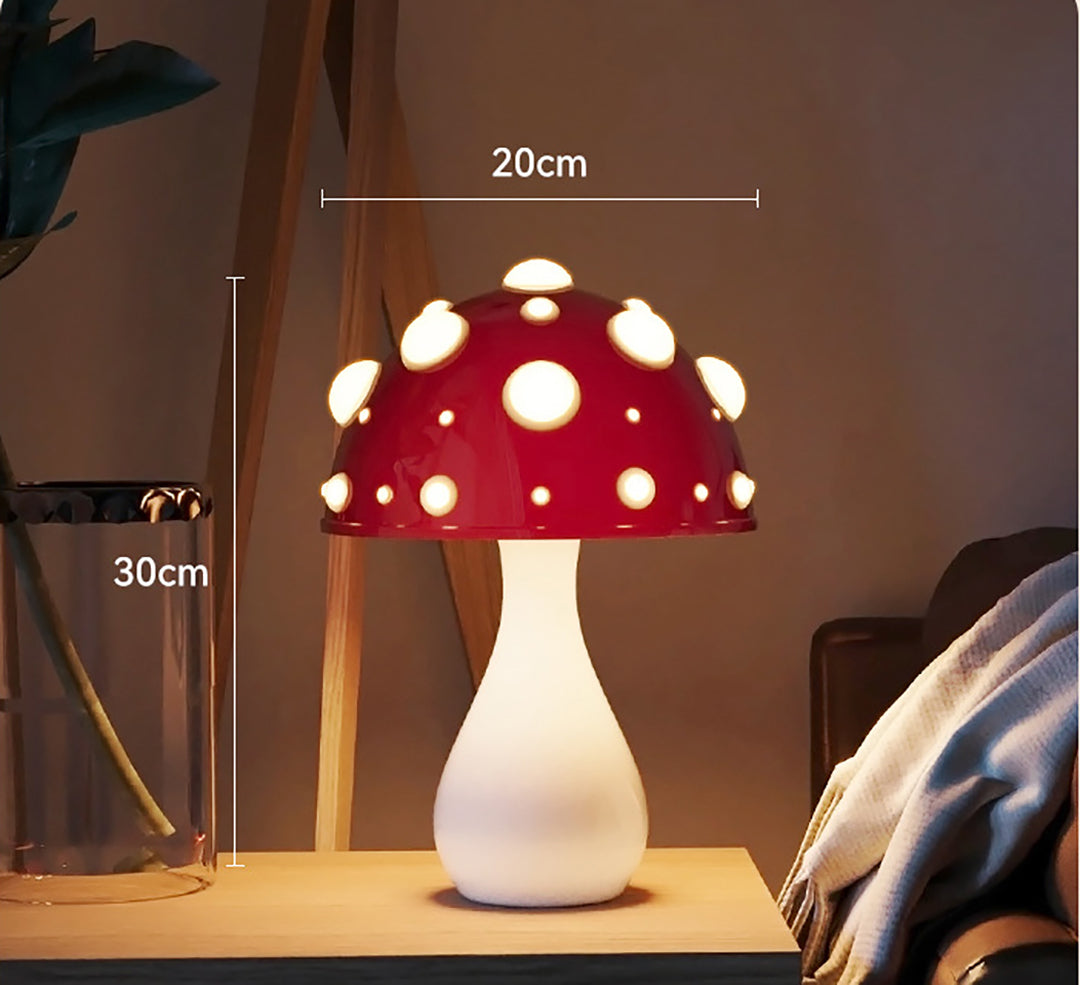 Lámpara Amanita LED Tricolor USB o Enchufe – Natural