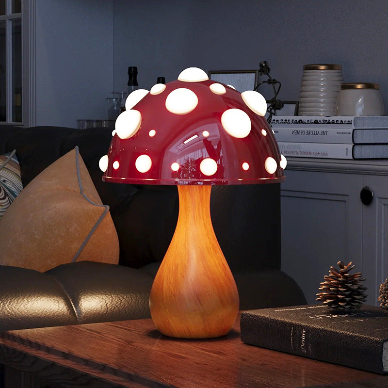Lámpara Amanita LED Tricolor USB o Enchufe – Natural