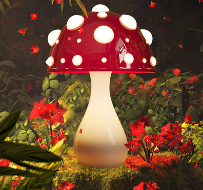 Lámpara Amanita LED Tricolor USB o Enchufe – Natural