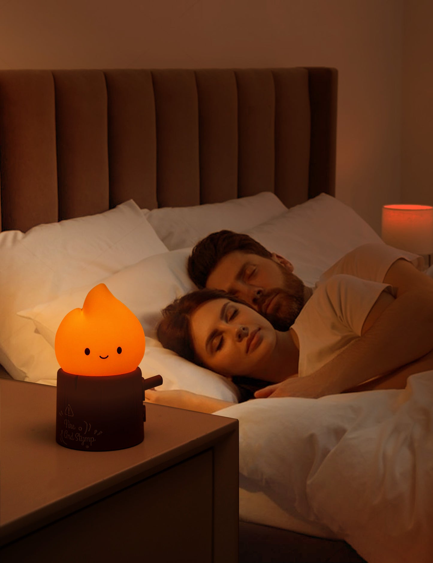 Luz Nocturna Infantil LED Regulable con Forma de Vela
