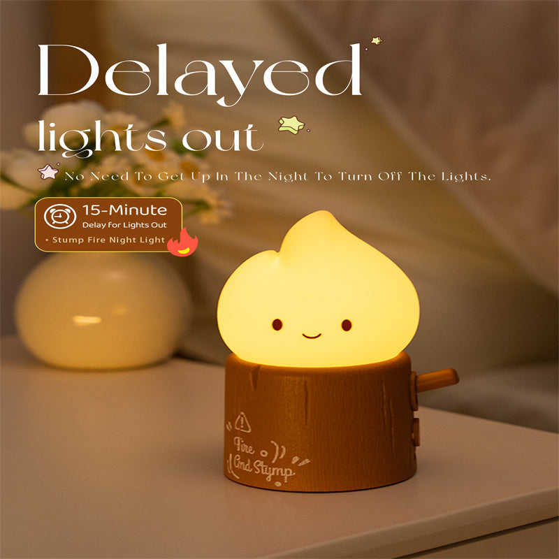Luz Nocturna Infantil LED Regulable con Forma de Vela