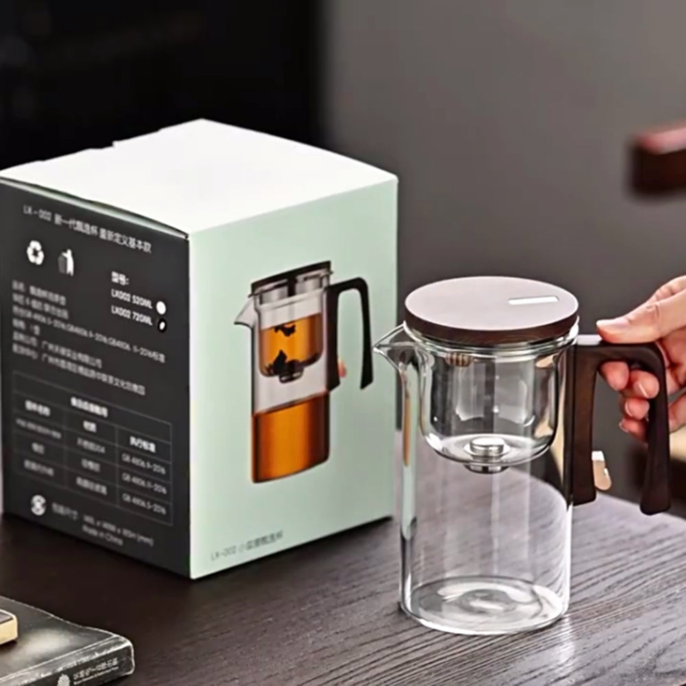 Tetera de Vidrio 520ml con Infusor y Separador Magnético