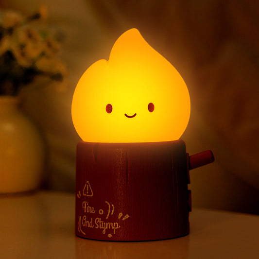 Luz Nocturna Infantil LED Regulable con Forma de Vela