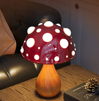 Lámpara Amanita LED Tricolor USB o Enchufe – Natural